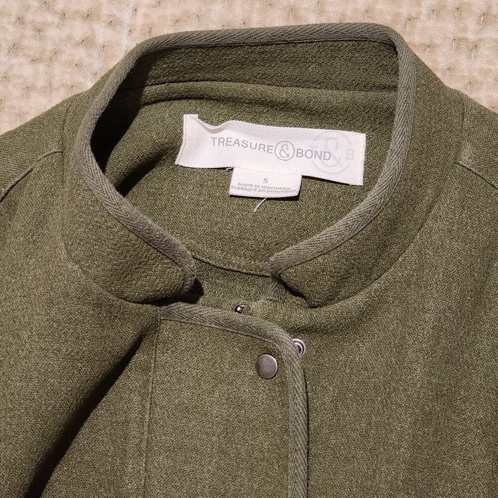 Olive Green Spring Jacket - Picture 2 of 4
